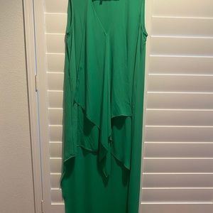 Green High-Low Maxi Dress | BCBG
